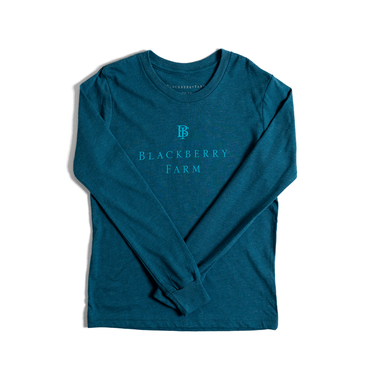 BF Youth Long Sleeve Tee Deep Teal