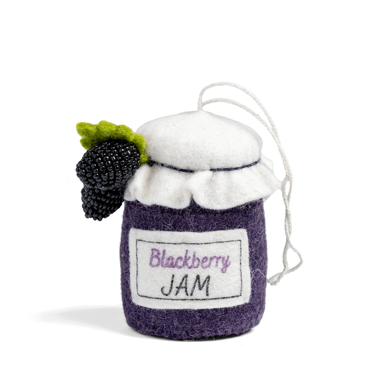 Blackberry Jam Wool Ornament