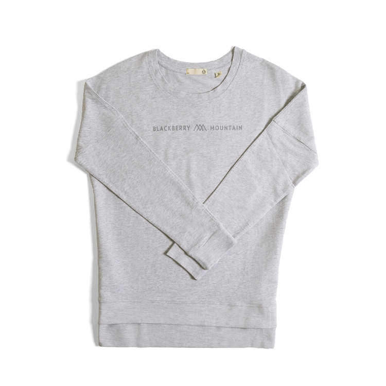 Blackberry Mountain Women's Riverwalk Grey Sweatshirt