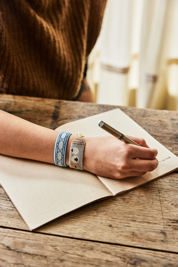 Custom Beaded Fence Bracelet