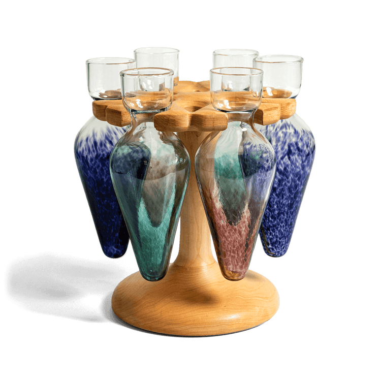 Custom Fall Colored Bud Vase Holder