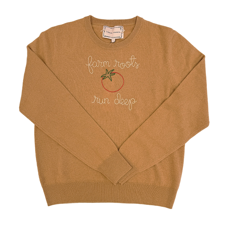 Farm Roots Run Deep Cashmere Sweater