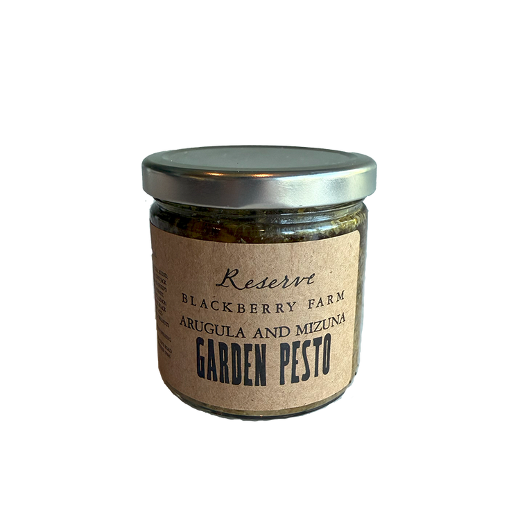 Arugula & Mizuna Garden Pesto