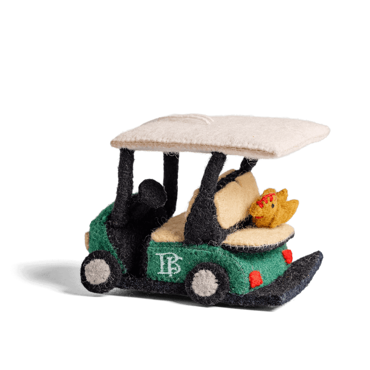 Blackberry Farm Golf Cart Wool Ornament