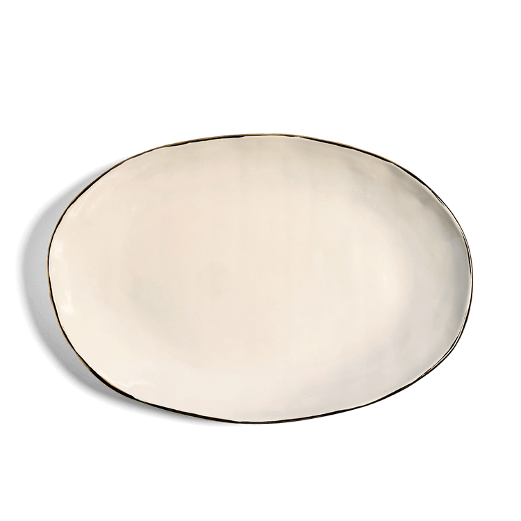 Holiday Pottery Oval Platter