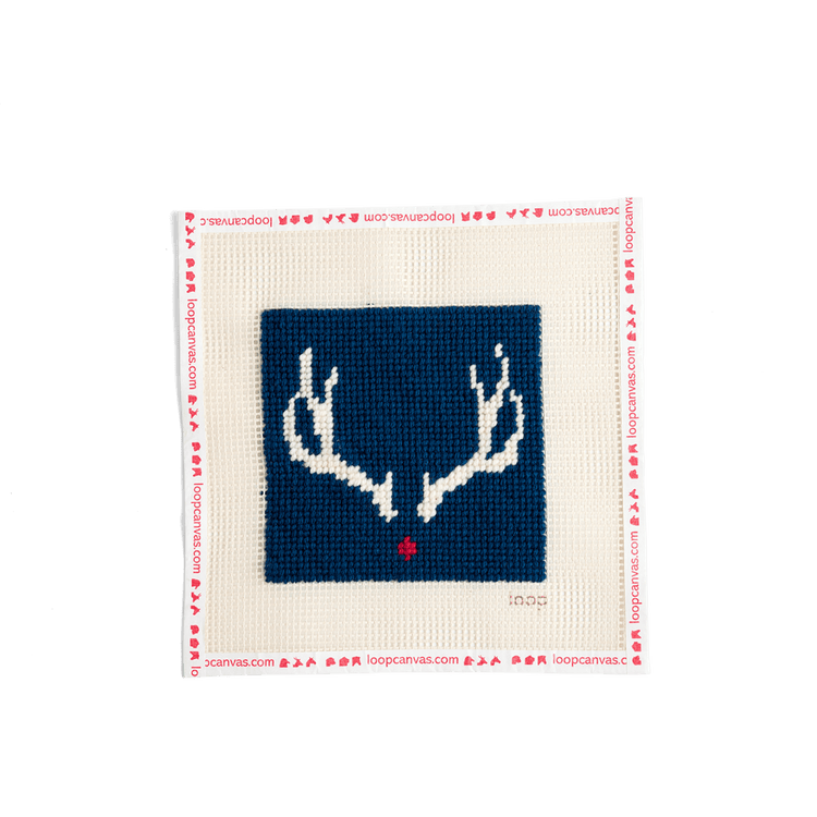 Holiday Antler Needlepoint Kit
