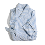 Seersucker Robe Azure