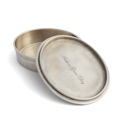 MATCH Make A Great Day Pewter Box