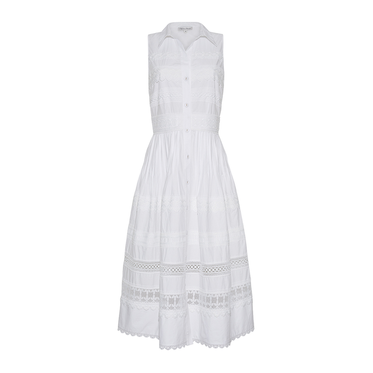 White Carnation Dress
