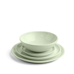 Three Sisters Pottery Place Setting Blue