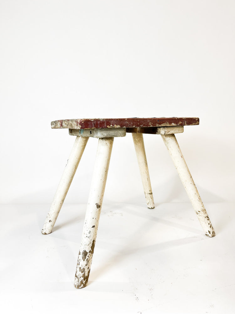 STOOL RED BENCH (PAIR)