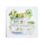 Boathouse Watercolor Print