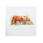 Garden Shed Watercolor Print