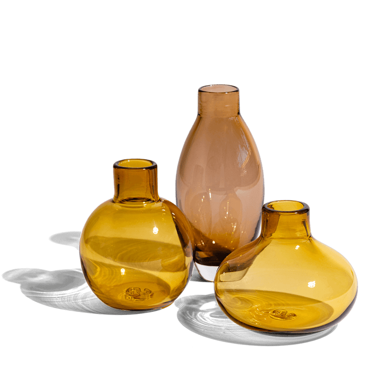 Amber Bud Vase