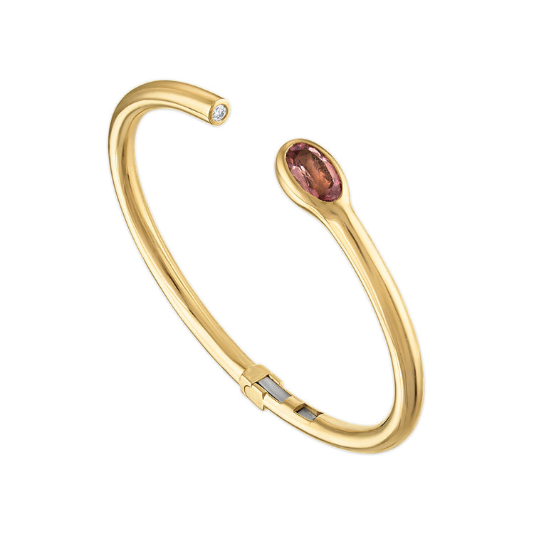 Atha Pink Tourmaline Cuff
