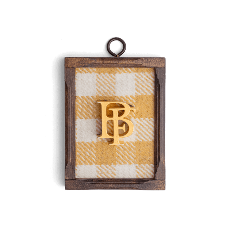 Yellow Gingham Museum Bee