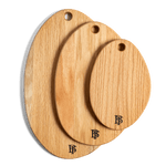 BF Oval Wooden Serving Board Set