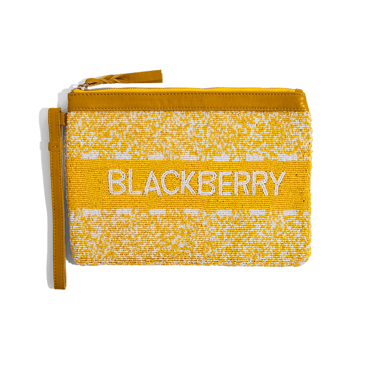 BF Beaded Clutch Yellow