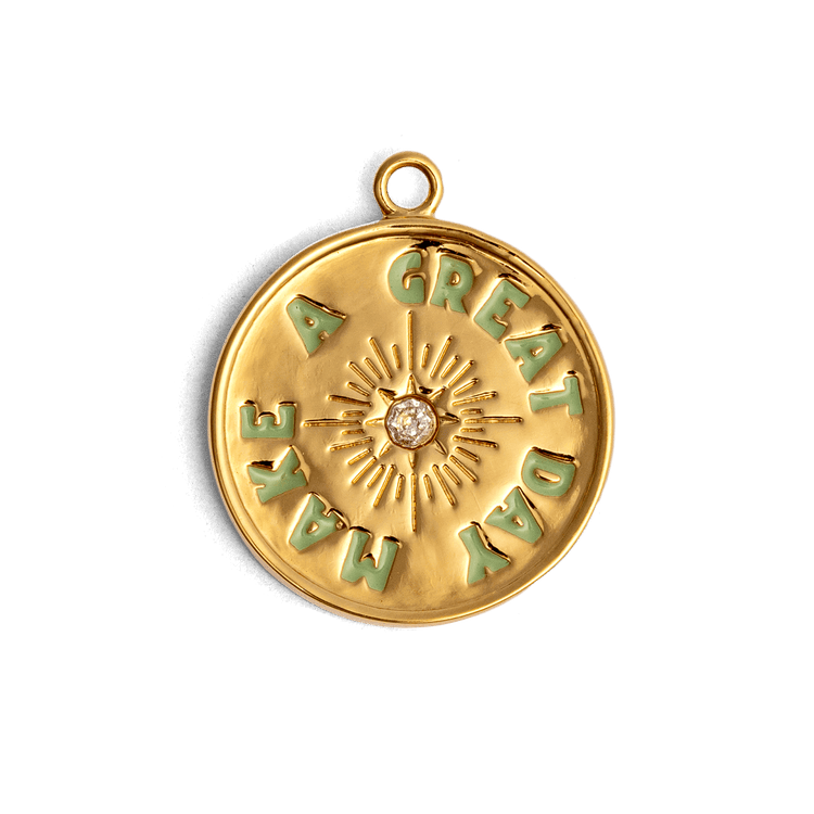 Make A Great Day Custom Charm