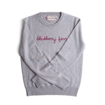 Blackberry Farm Women's Custom Cashmere Sweater Lilac Heather