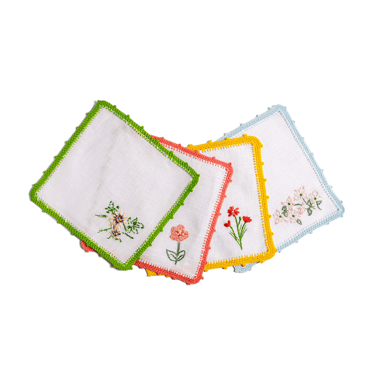 Blackberry Farm Floral Cocktail Napkin Set