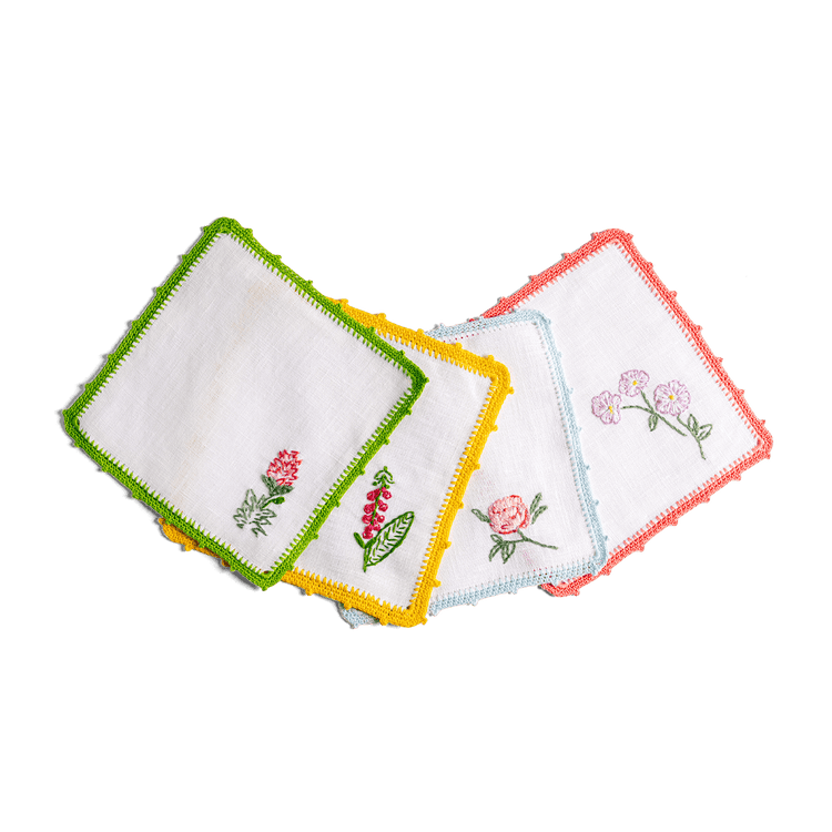 BF Floral Cocktail Napkin Set