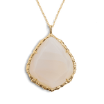Chalcedony Trapezoid Necklace
