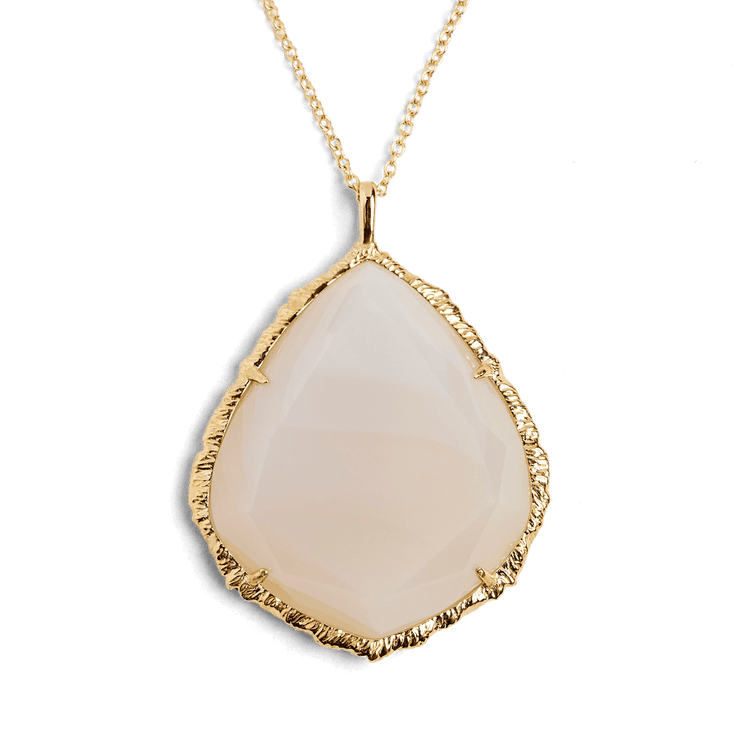 Chalcedony Trapezoid Necklace