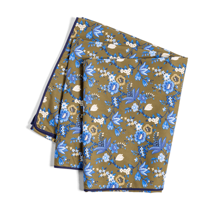 Green Floral Tablecloth