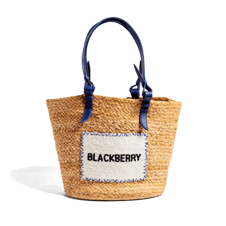 Blackberry Beaded Market Tote