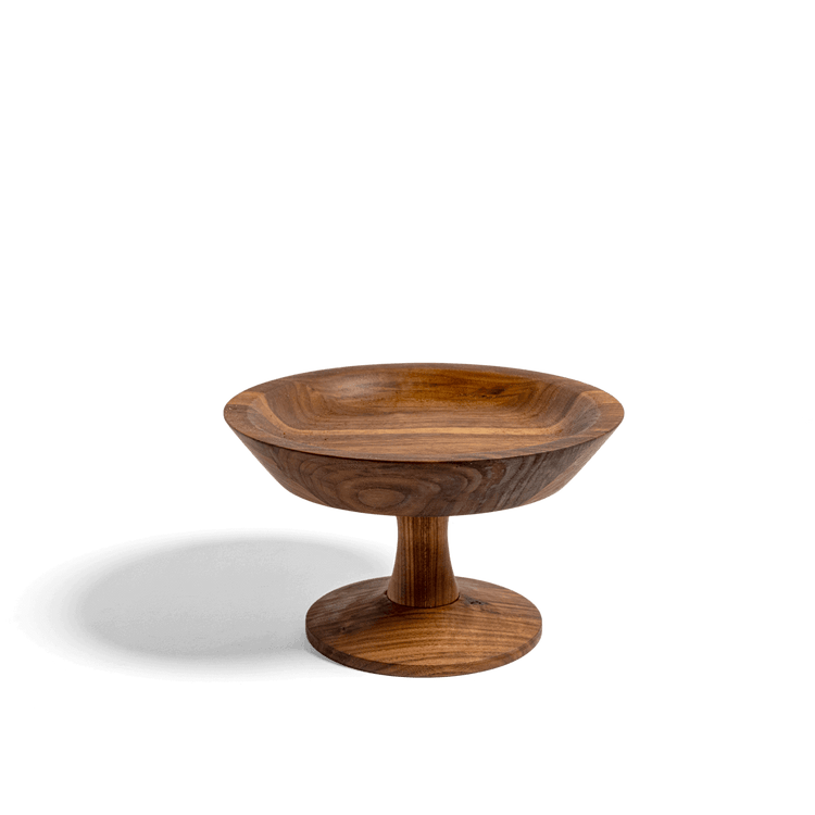 Wooden Pedestal Bowl