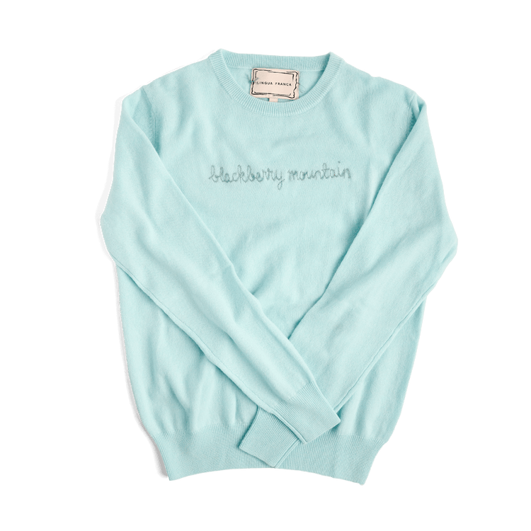 Blackberry Mountain Custom Cashmere Sweater