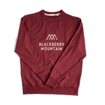 Blackberry Mountain Varsity Sweatshirt Garnet