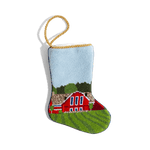 Barn Needlepoint Stocking