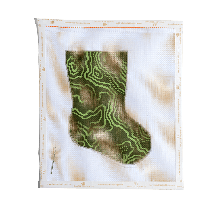 Topo Needlepoint Stocking Kit