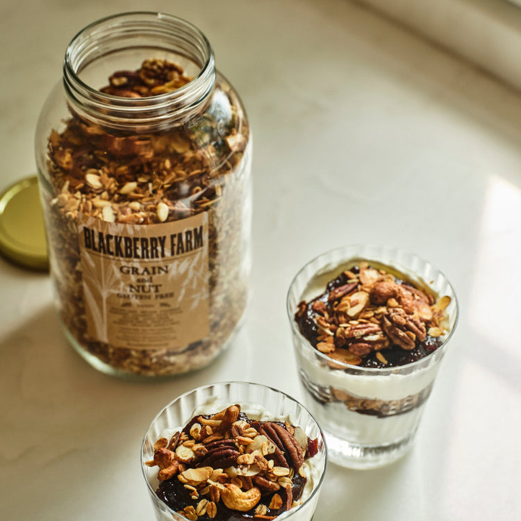 grain and nut and parfaits