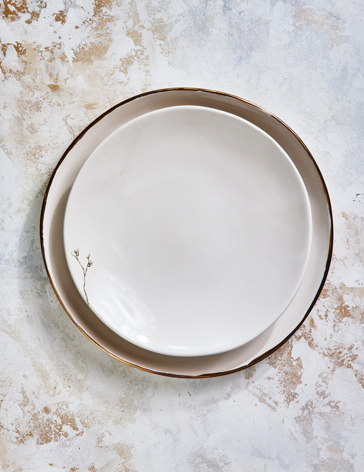 holiday pottery side plate