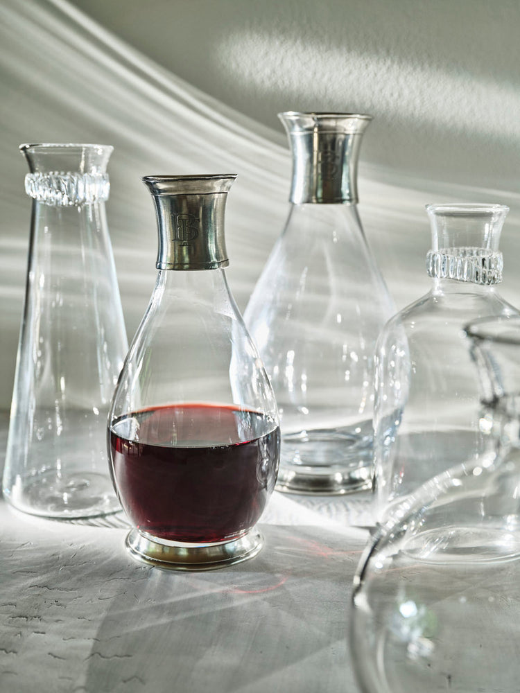 Match Carafe with Engraved Collar