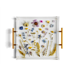 Pressed Floral Tray