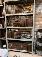 Vintage Brown Books - set of 48