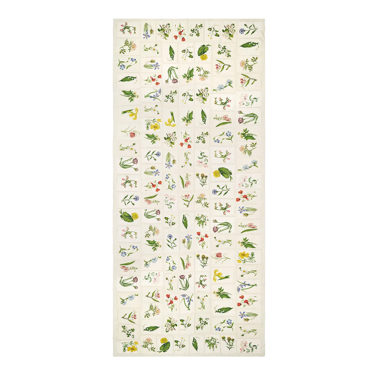 S&B x John Derian Botanical Tiles Tablecloth