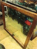 COPPER WINDOW MIRROR
