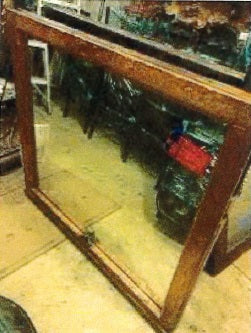 COPPER WINDOW MIRROR