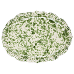 Green Speckled Serving Platter