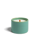 Wellhouse Pottery Aqua Ceramic Candle