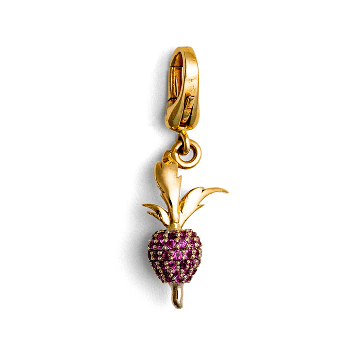 Blackberry Farm Garnet Radish Charm
