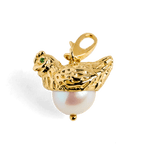 Blackberry Farm 14k Gold Hen Charm