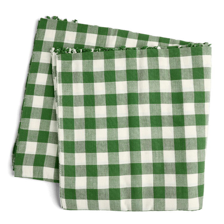 Gingham Tablecloth - Green