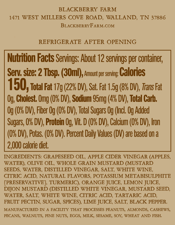 Citrus Mustard Vinaigrette