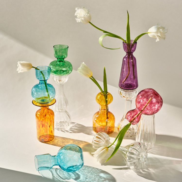 Colored Bud Vase
